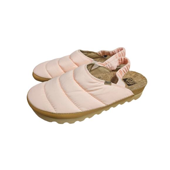 NWOB Reef Puff Puff Peach Clogs/Mules Ladies size 9 - Picture 6 of 9